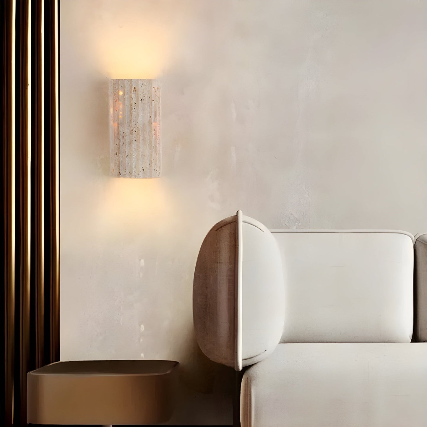 Aurelin – Natuursteen LED Wandlamp