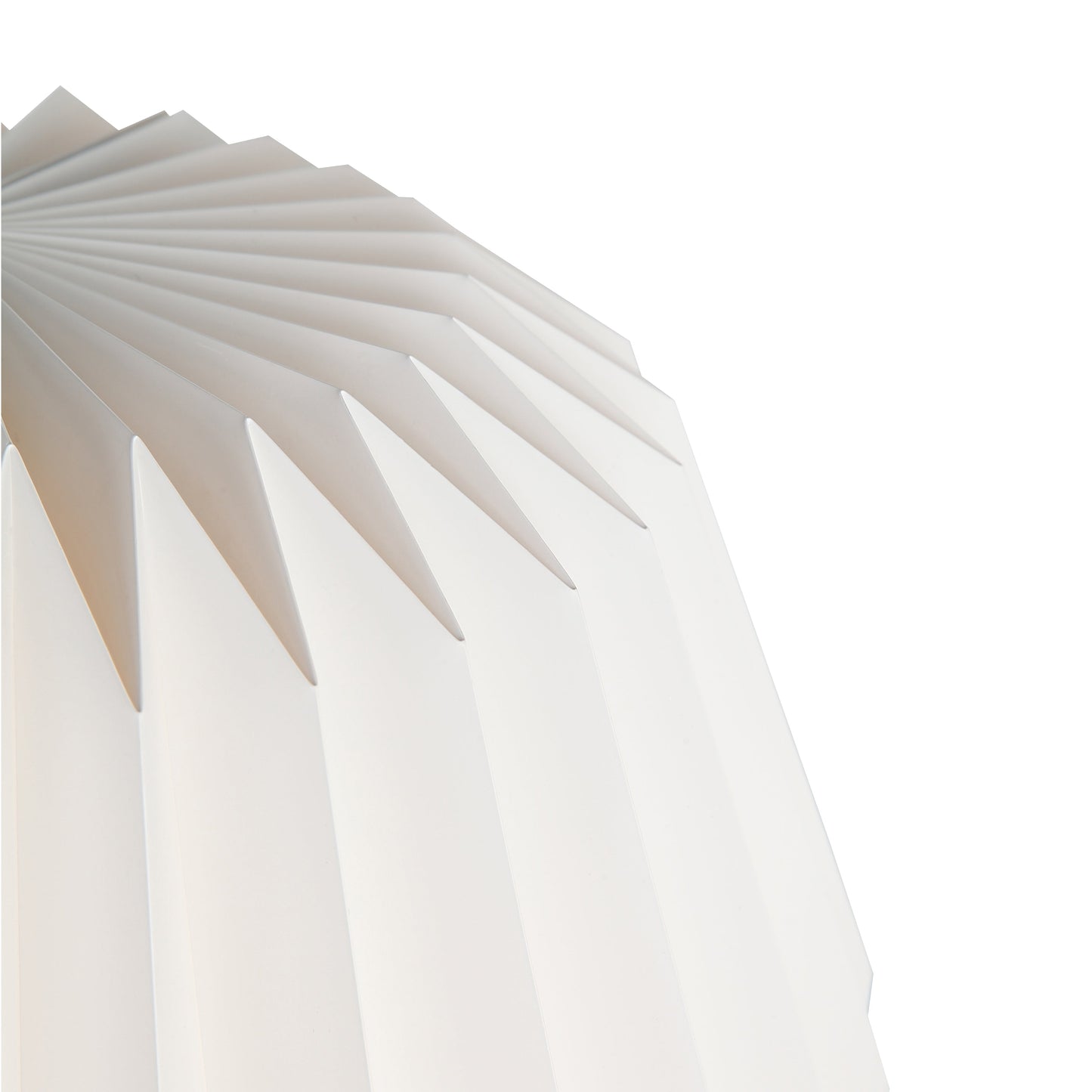 Lightura - Sculpturale Pendel Lamp Moon Mush Met Plissé Kap Ø45 Cm