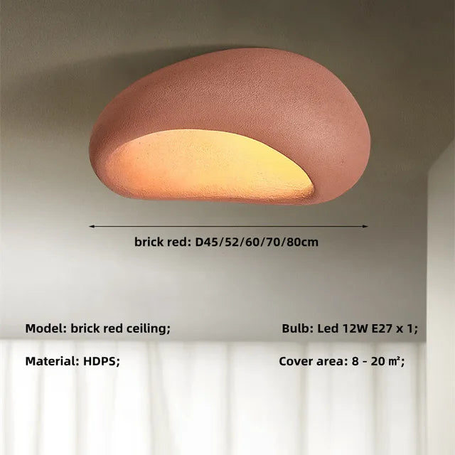 Hedgera - ZenLicht Wabi Sabi Plafondlamp voor Rustige Interieurs