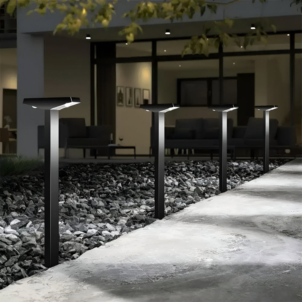 Glowthra - 4-Pack Solar Buitenlampen Voor Tuin En Terras Met Warm Licht