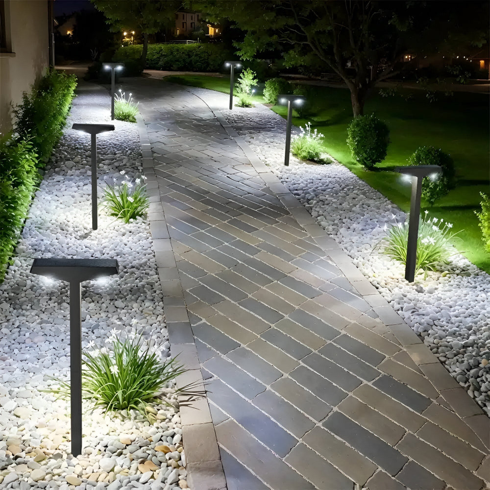 Glowthra - 4-Pack Solar Buitenlampen Voor Tuin En Terras Met Warm Licht