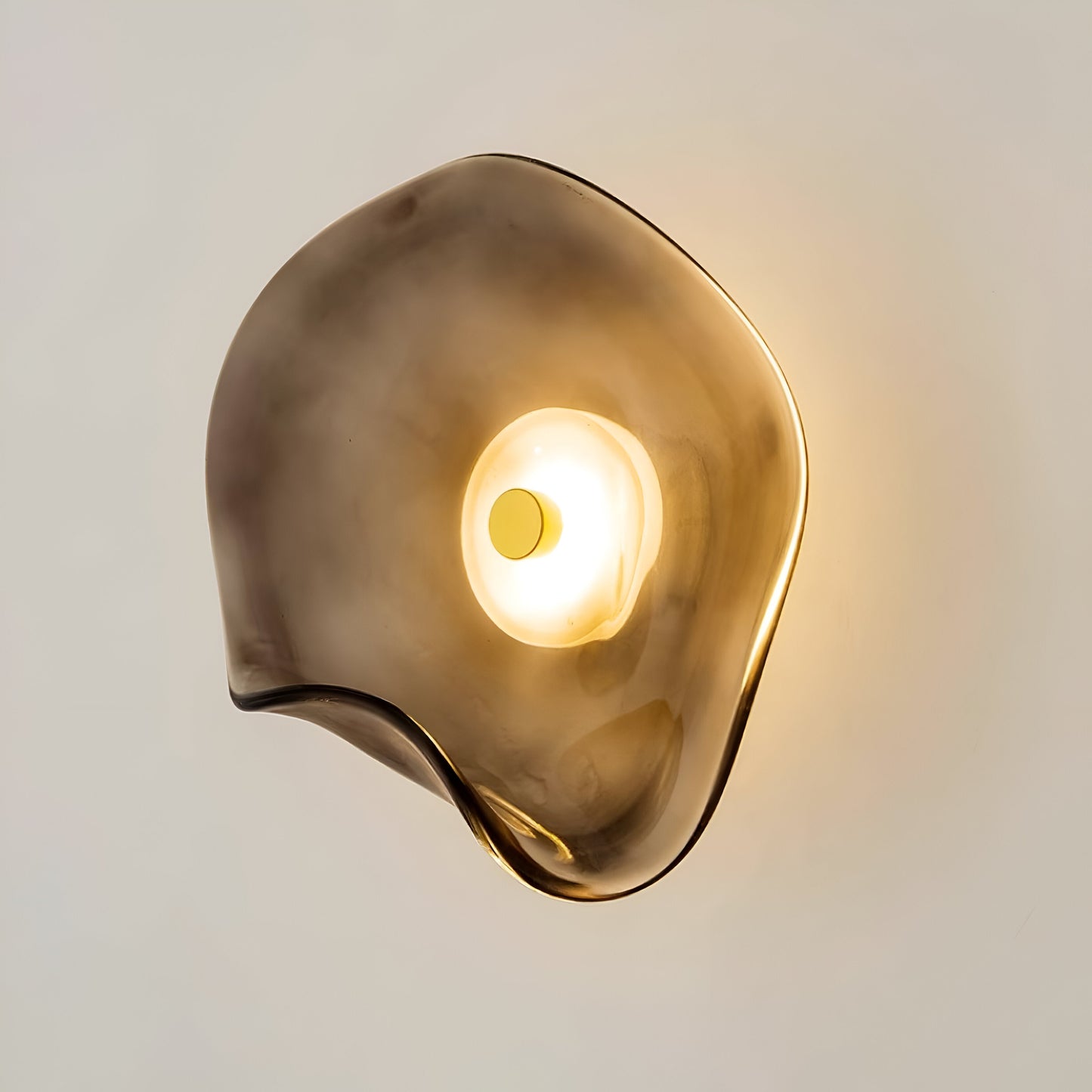 Ovola – Nordic Gebogen Glas LED Wandlamp