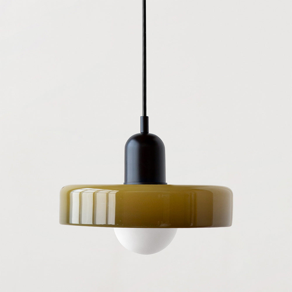 GleaMore - Bauhaus Hanglamp In Stijlvol Gekleurd Glas