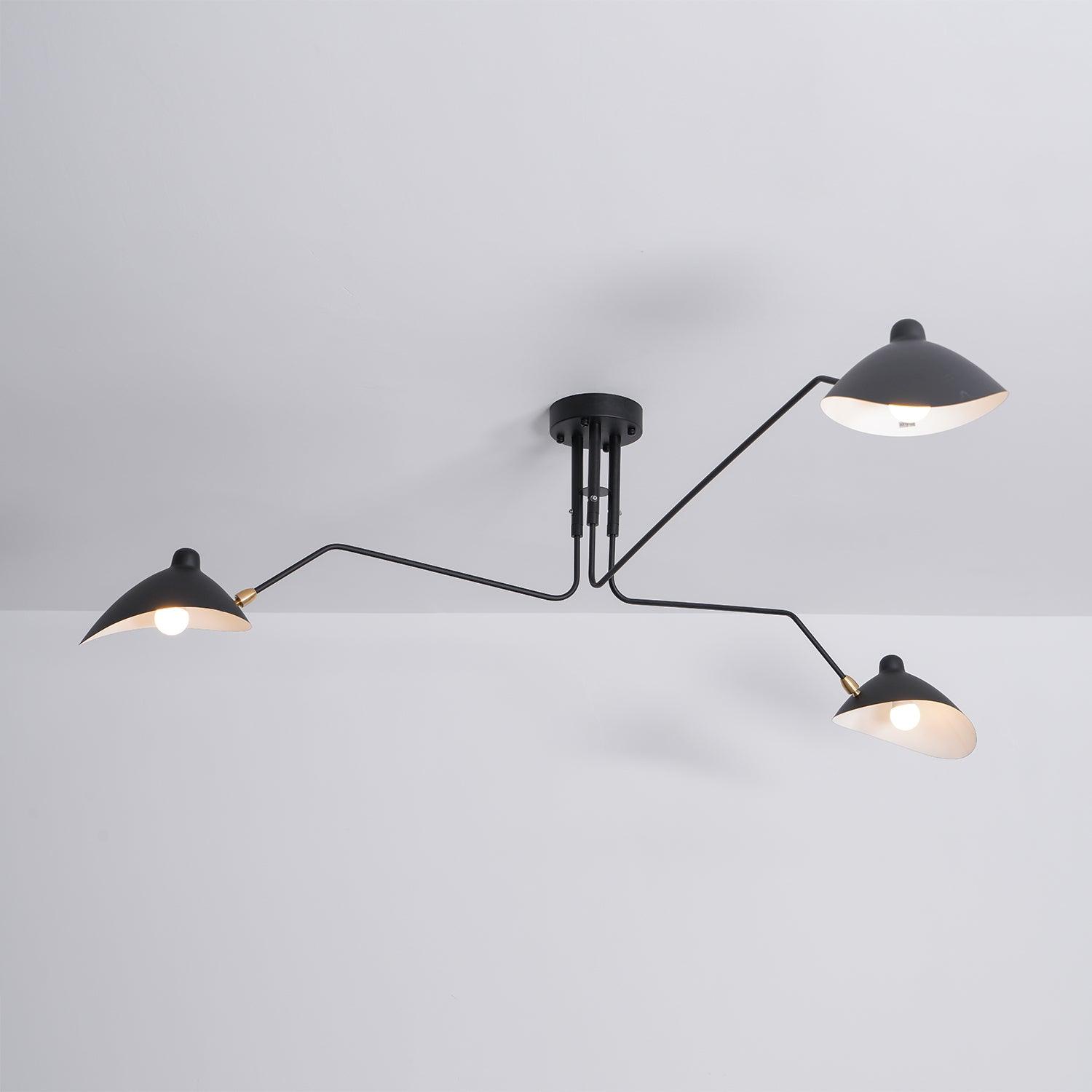 Morvane – Mid-Century Verstelbare Plafondlamp