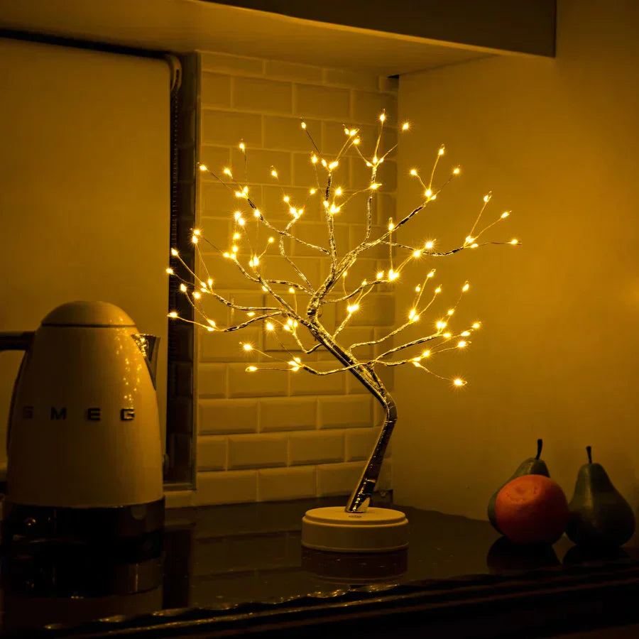 ShineMora – Elegante LED Boomlamp met 108 Twinkelende Lampjes