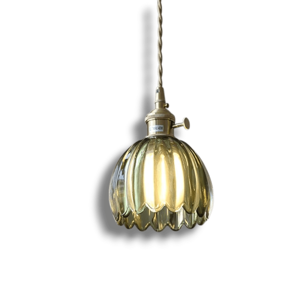 Amara – Elegante Glazen Bloem Hanglamp Plafondlamp