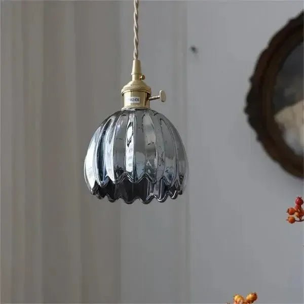 Amara – Elegante Glazen Bloem Hanglamp Plafondlamp