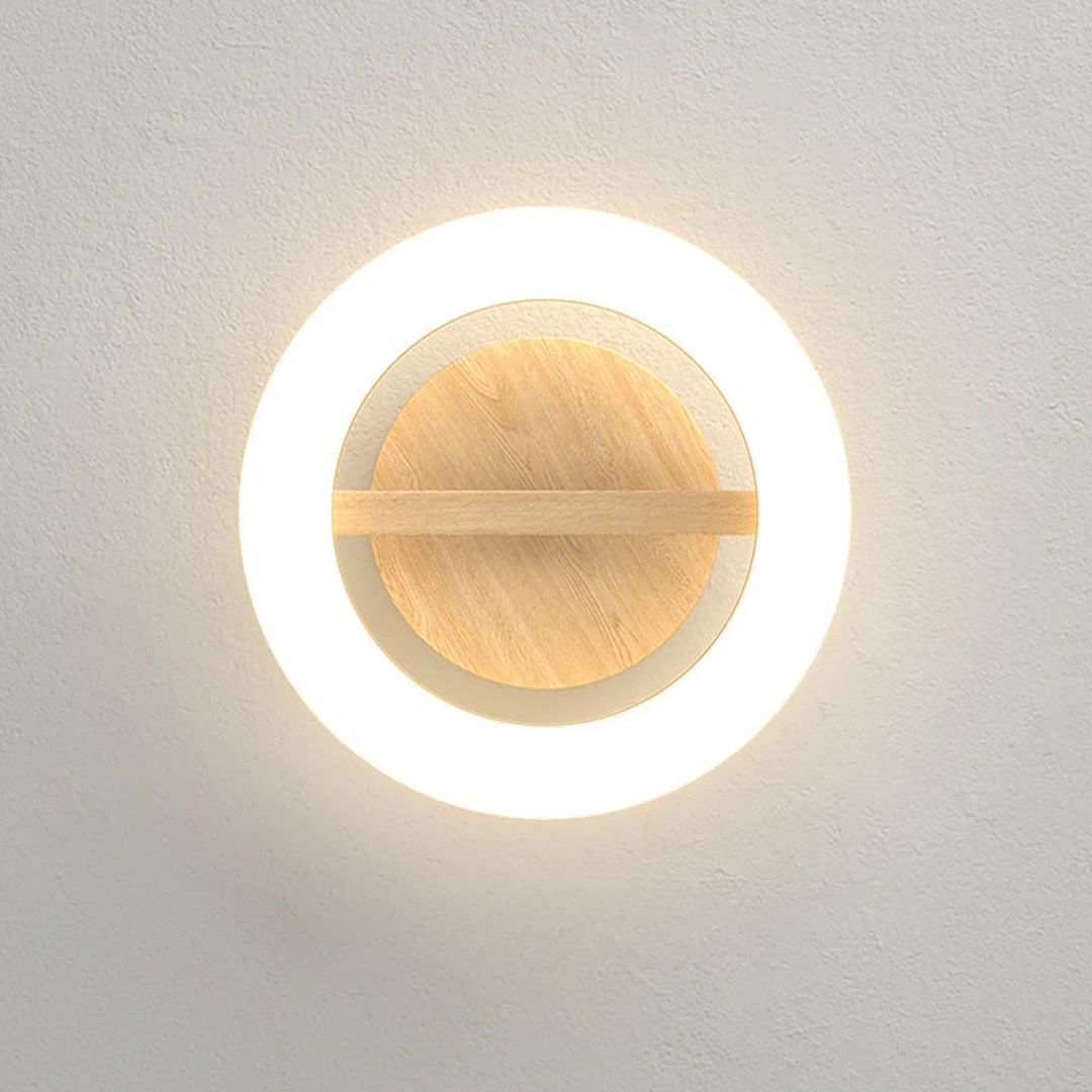 Ardena – Houten Ring LED Plafondlamp