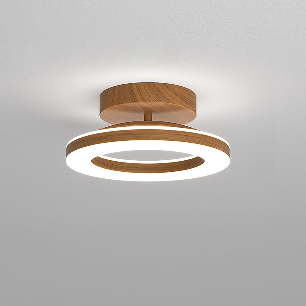 Ardena – Houten Ring LED Plafondlamp