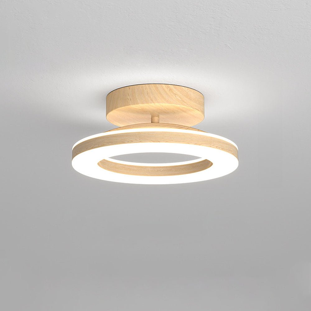 Ardena – Houten Ring LED Plafondlamp