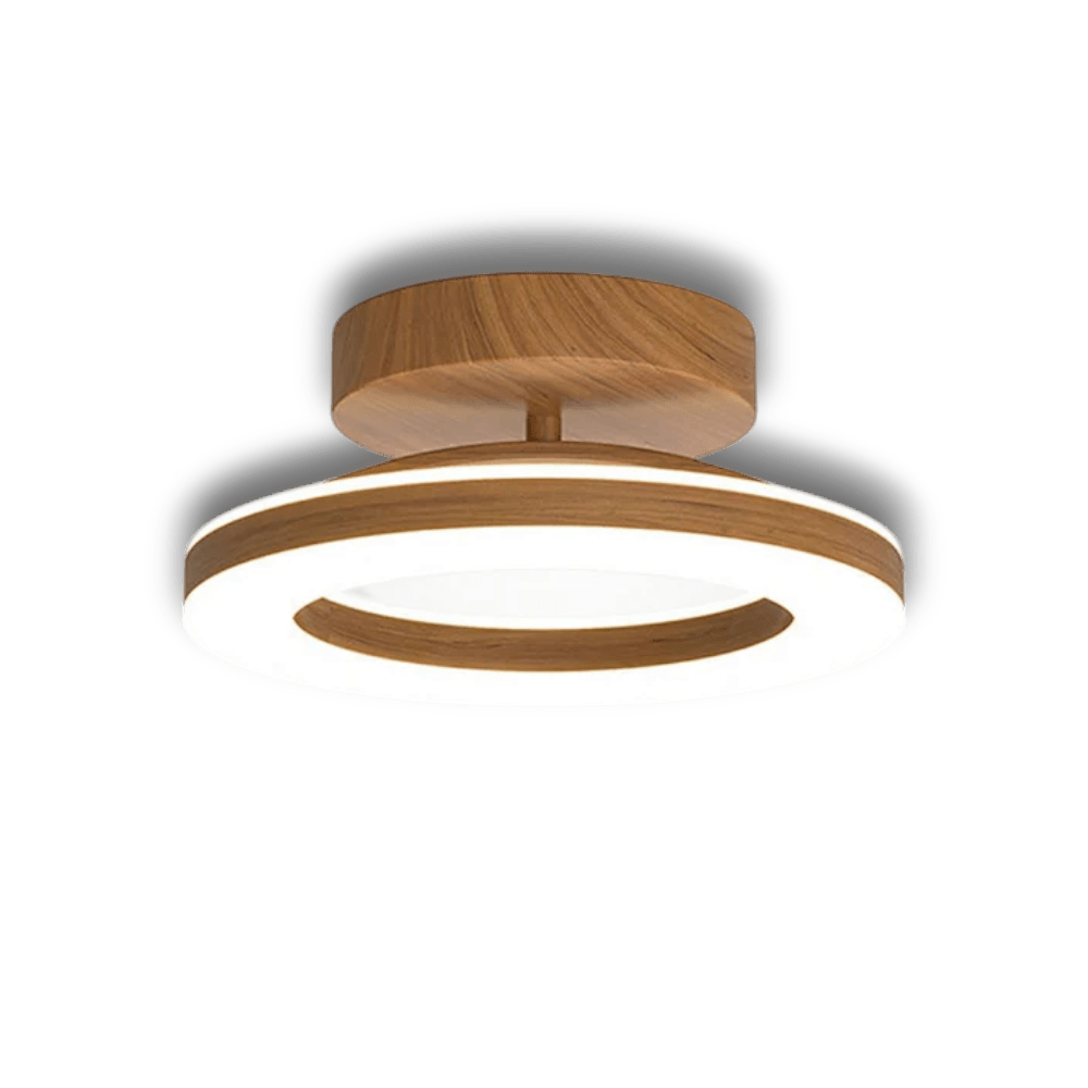 Ardena – Houten Ring LED Plafondlamp