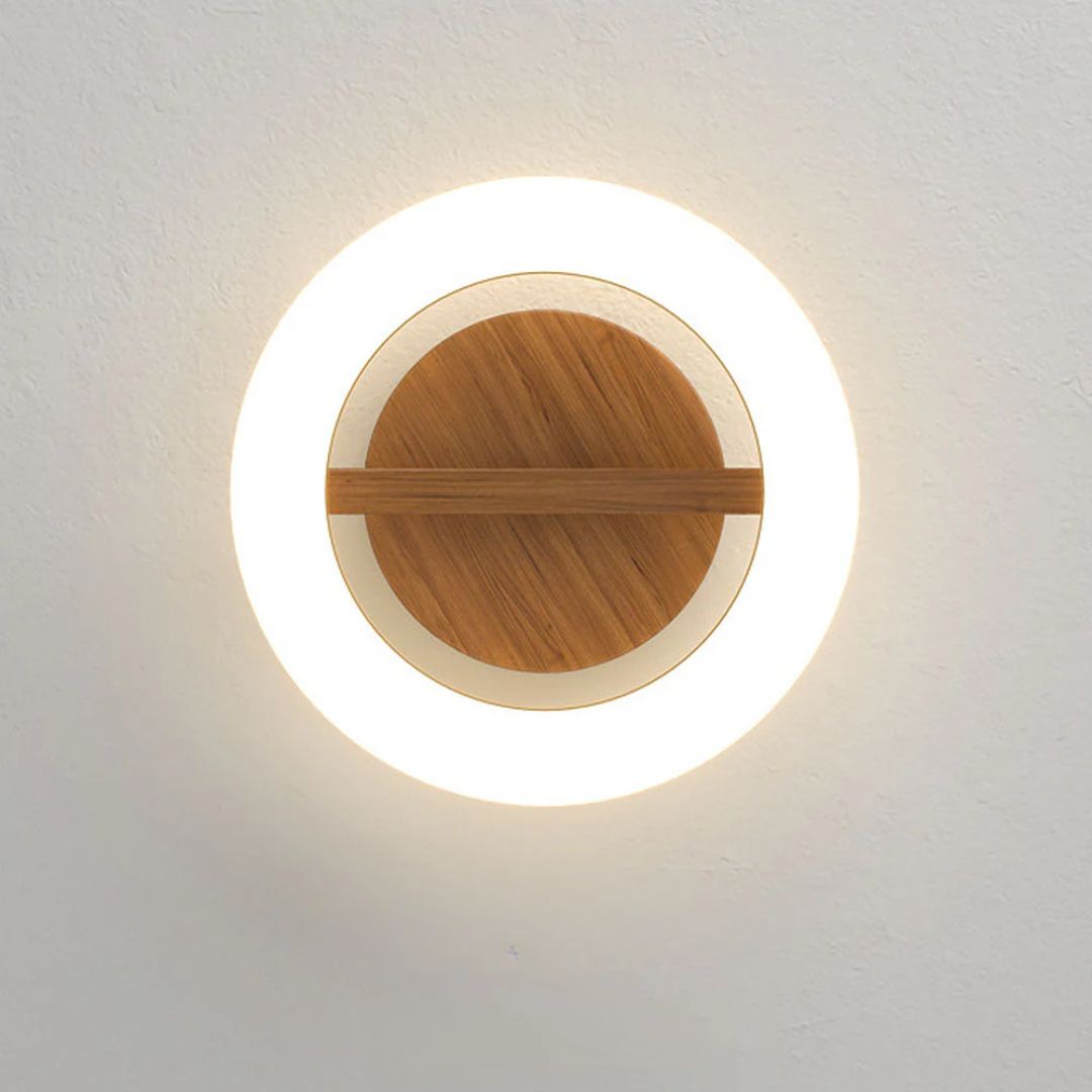 Ardena – Houten Ring LED Plafondlamp