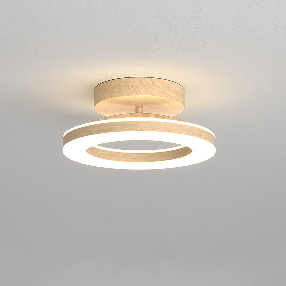 Ardena – Houten Ring LED Plafondlamp