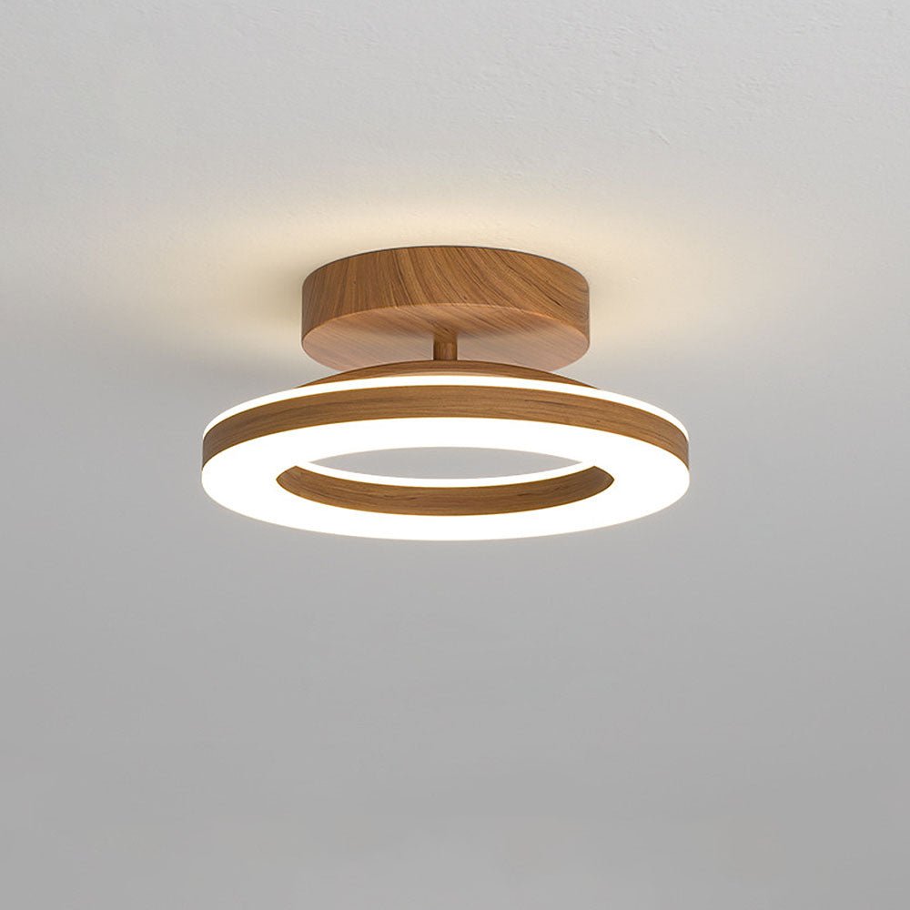 Ardena – Houten Ring LED Plafondlamp