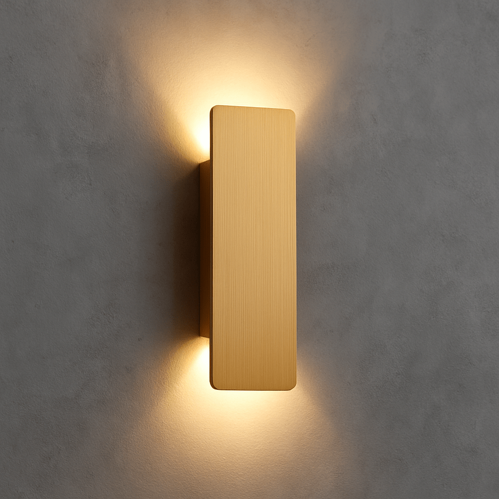 Aurea – Gouden Weerbestendige LED Buiten Wandlamp