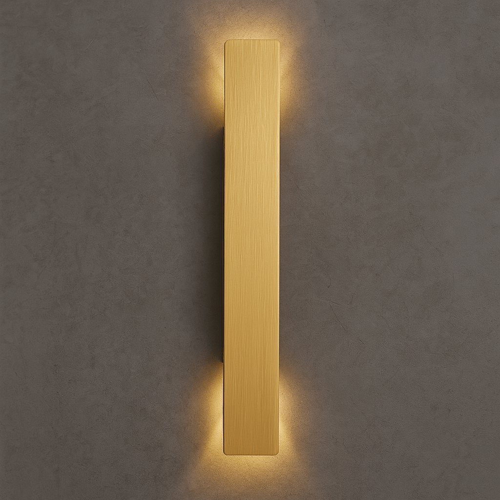 Aurea – Gouden Weerbestendige LED Buiten Wandlamp