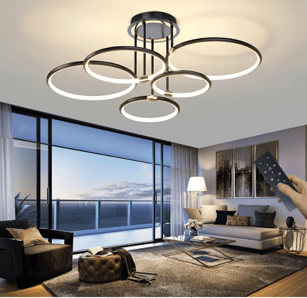 Aurelia – Moderne LED Plafondlamp met Geometrisch Ringontwerp