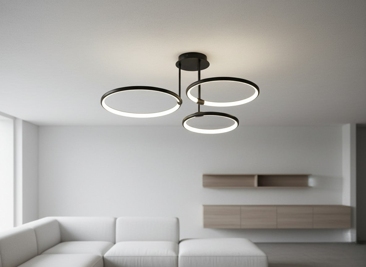 Aurelia – Moderne LED Plafondlamp met Geometrisch Ringontwerp