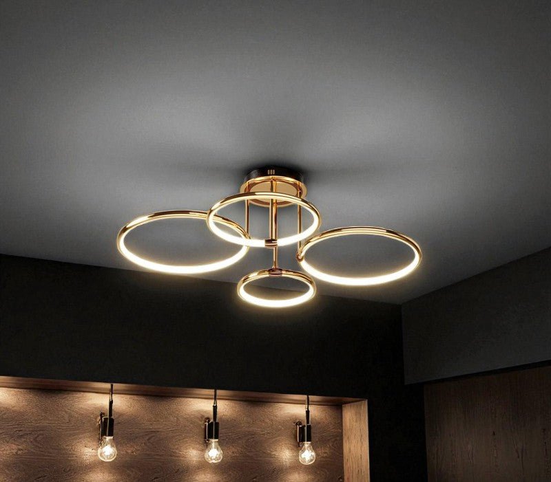 Aurelia – Moderne LED Plafondlamp met Geometrisch Ringontwerp