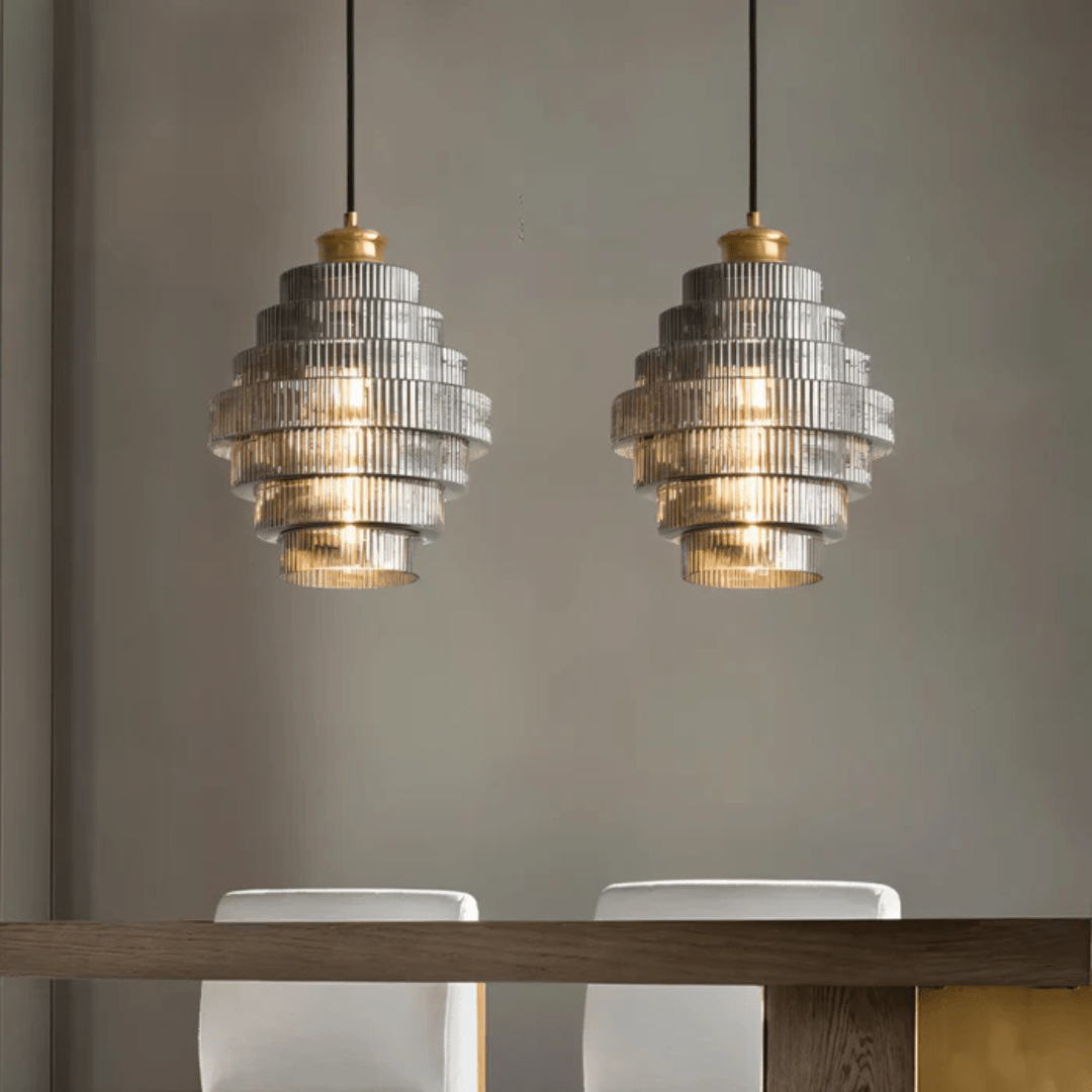 Aurelia – Retro Glazen Hanglamp