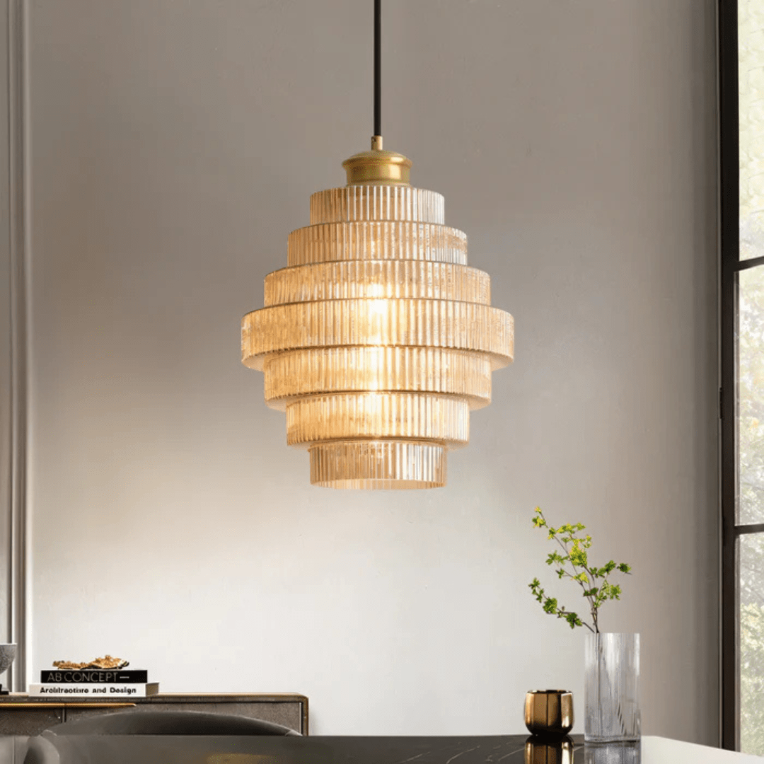 Aurelia – Retro Glazen Hanglamp