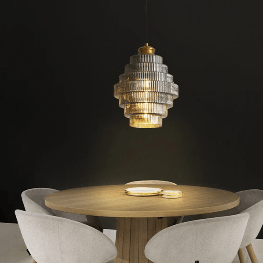 Aurelia – Retro Glazen Hanglamp