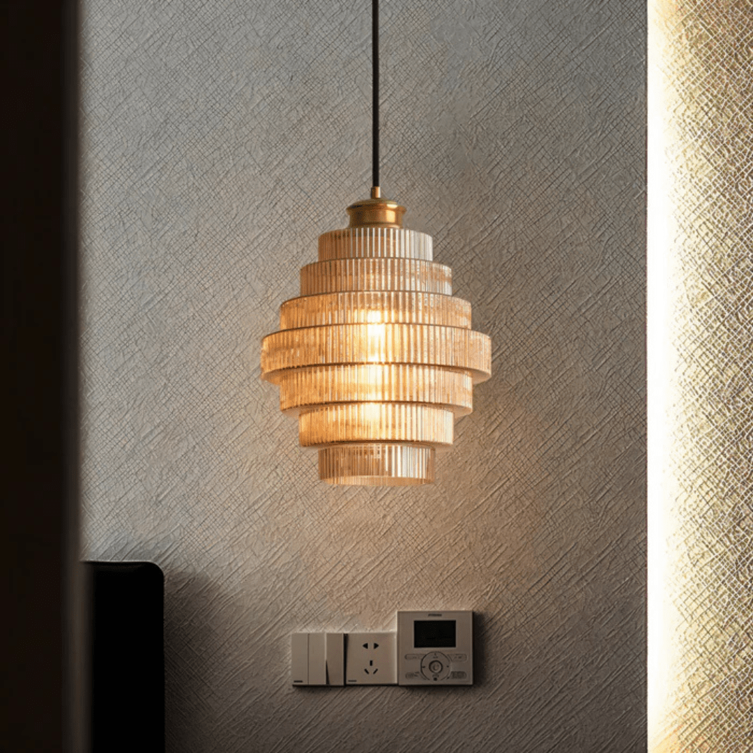 Aurelia – Retro Glazen Hanglamp