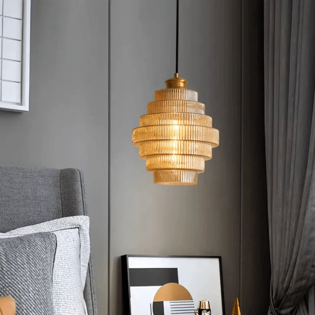 Aurelia – Retro Glazen Hanglamp
