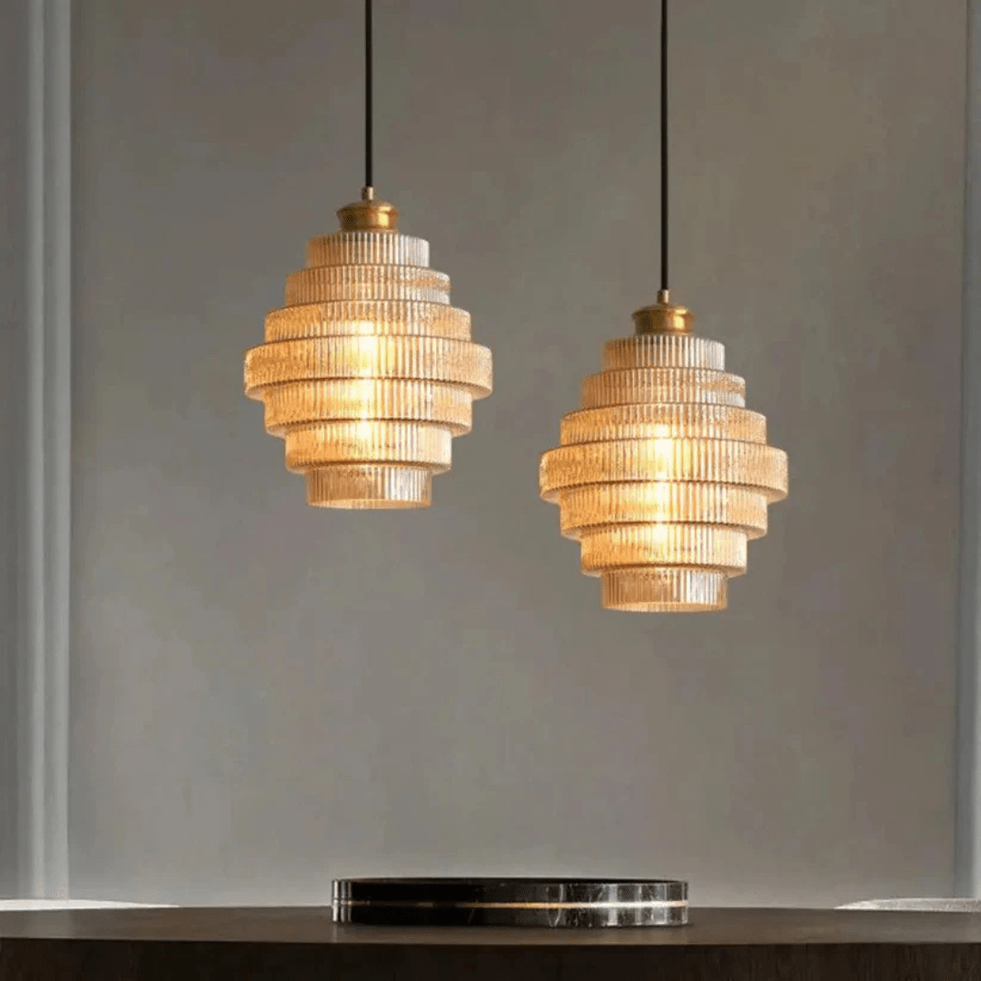 Aurelia – Retro Glazen Hanglamp
