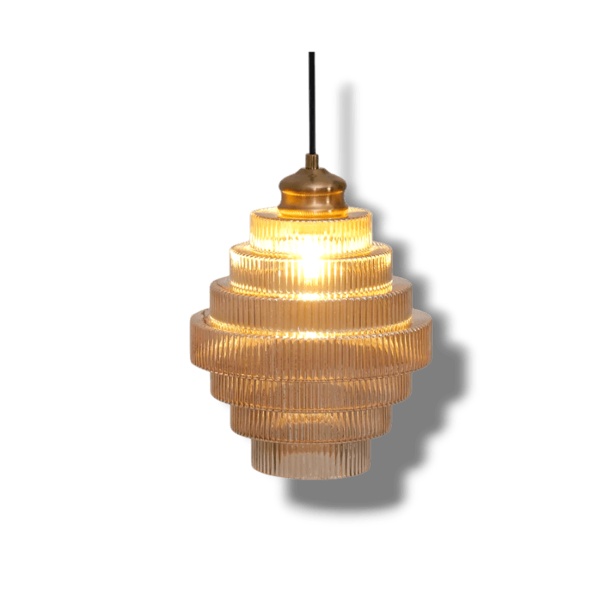 Aurelia – Retro Glazen Hanglamp
