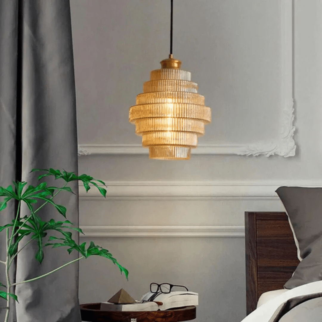Aurelia – Retro Glazen Hanglamp
