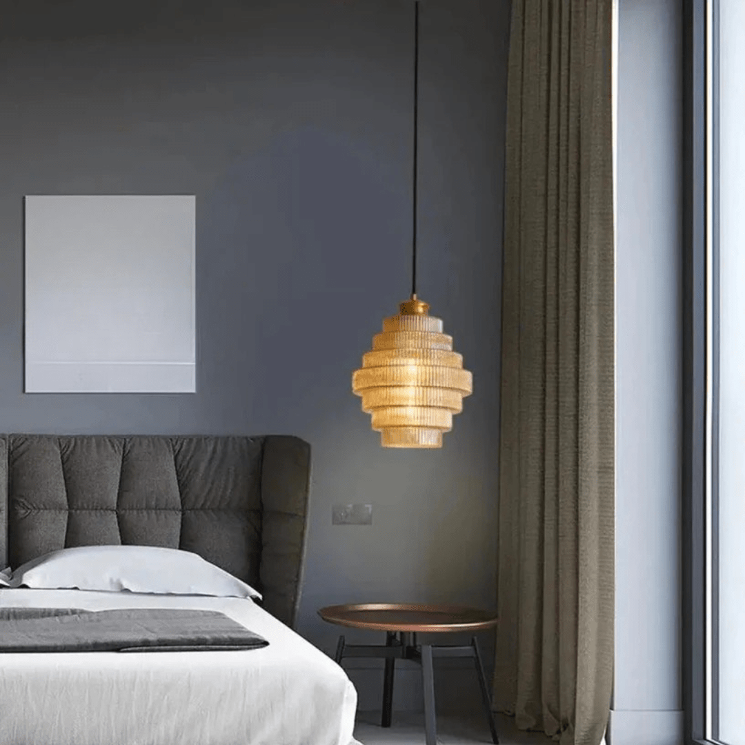 Aurelia – Retro Glazen Hanglamp