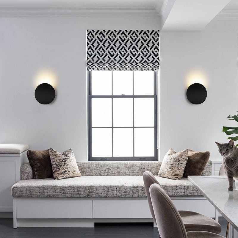 Auren – Minimalistische Gebogen Ronde LED Wandlamp