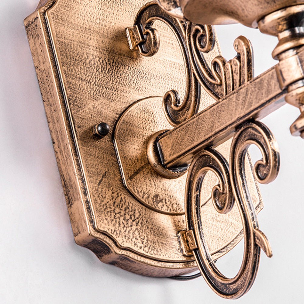 Avelora – Vintage Buiten Wandlamp met Glazen Kap