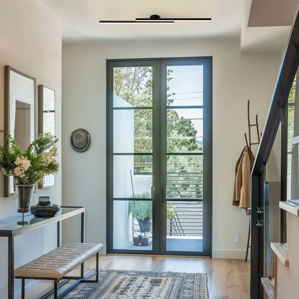 Bloomira - Moderne Platte LED Plafondlamp in Langwerpig Design