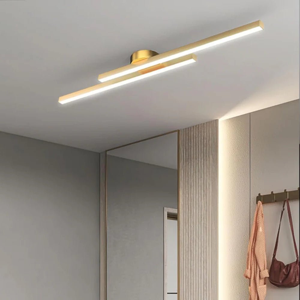 Bloomira - Moderne Platte LED Plafondlamp in Langwerpig Design