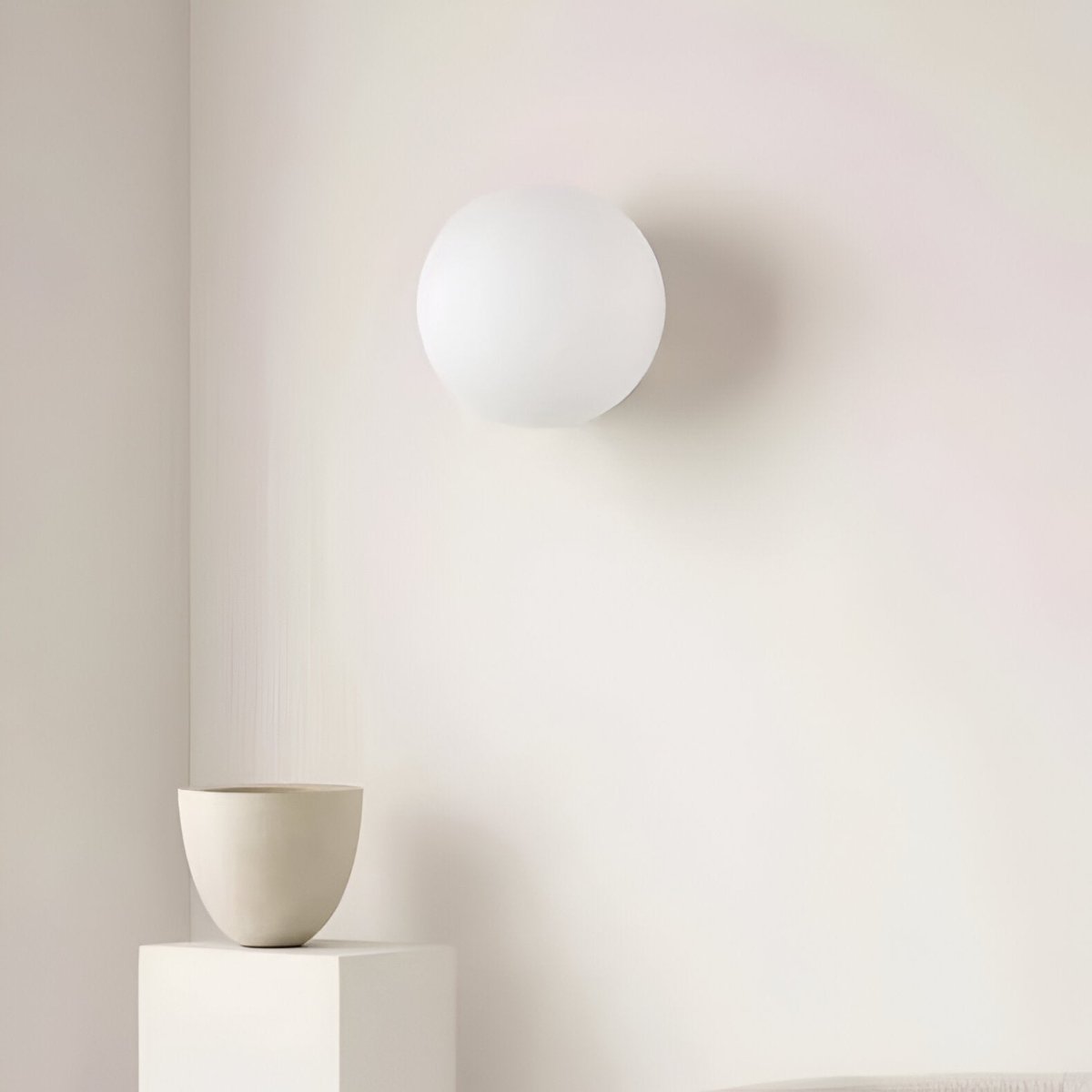 Dioscuri – Minimalistische Ronde Glas Wandlamp