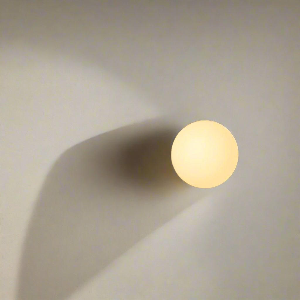 Dioscuri – Minimalistische Ronde Glas Wandlamp