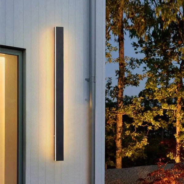 Havenvale - Verticale LED Buitenwandlamp Met Dimbare Functie En Strak Design