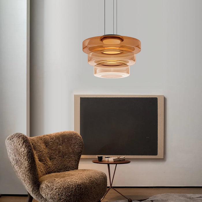Sunhaven - Tijdloze Bauhaus-Stijl Glazen Hanglamp voor Thuis