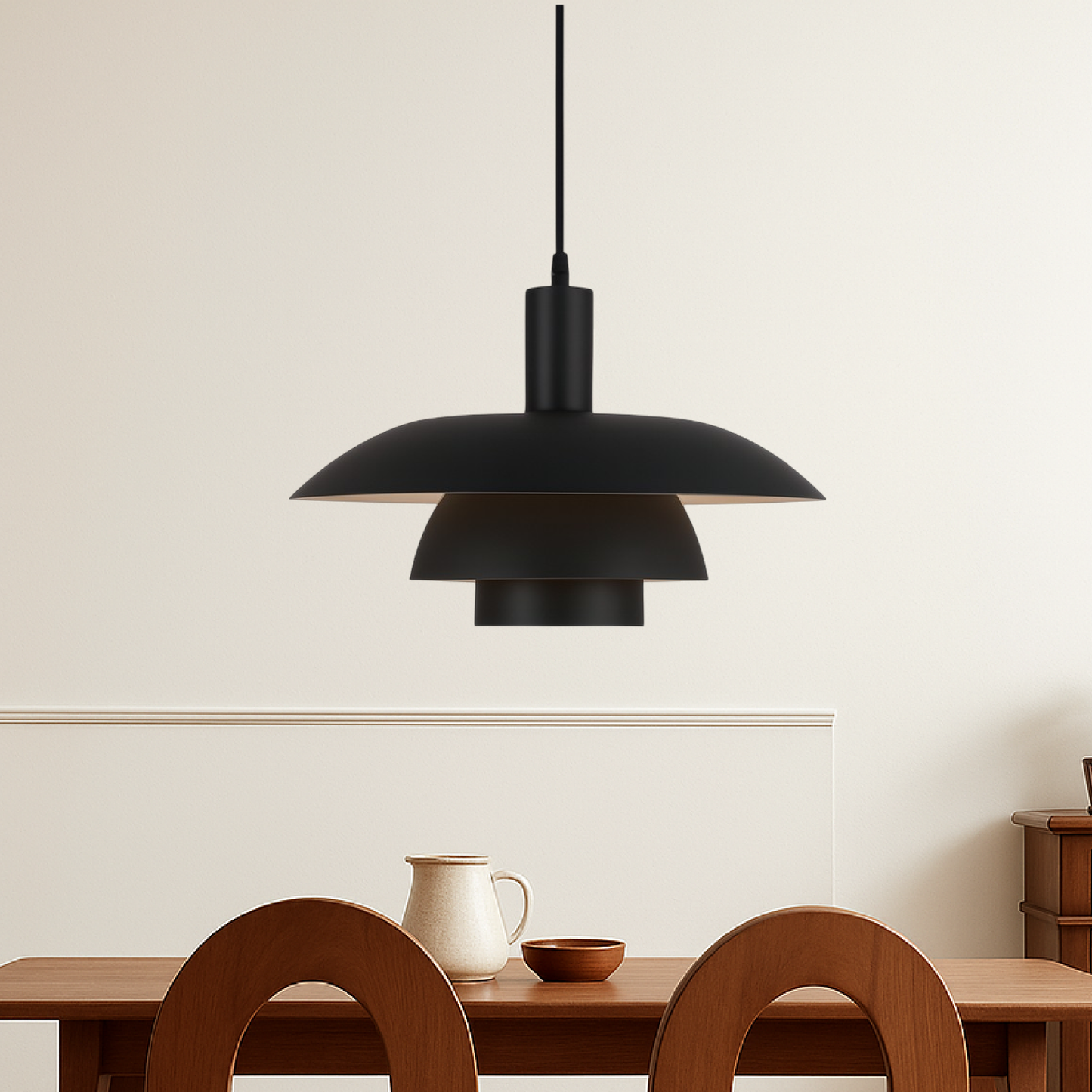 Radiora - Elegante Deense Hanglamp Met Minimalistisch Ontwerp
