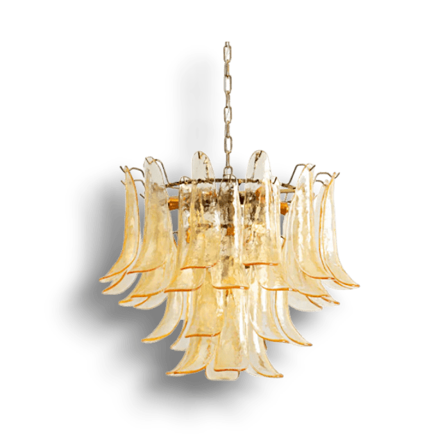 Lampora - Luxe Murano Glazen Kroonluchter Voor Verfijnde Interieurs