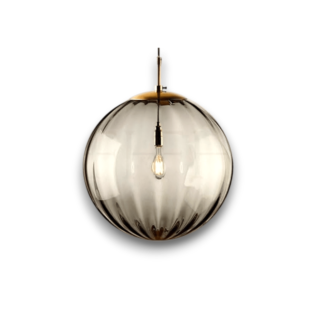 Liora – Glazen Bol Hanglamp (Moderne Hanglamp voor Eetkamer & Slaapkamer)