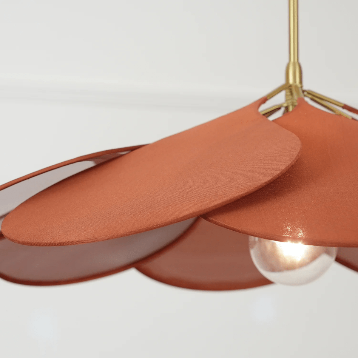 Lumenleaf – Vintage Hanglamp Van Stof Met Bloemdesign Voor Woonkamer