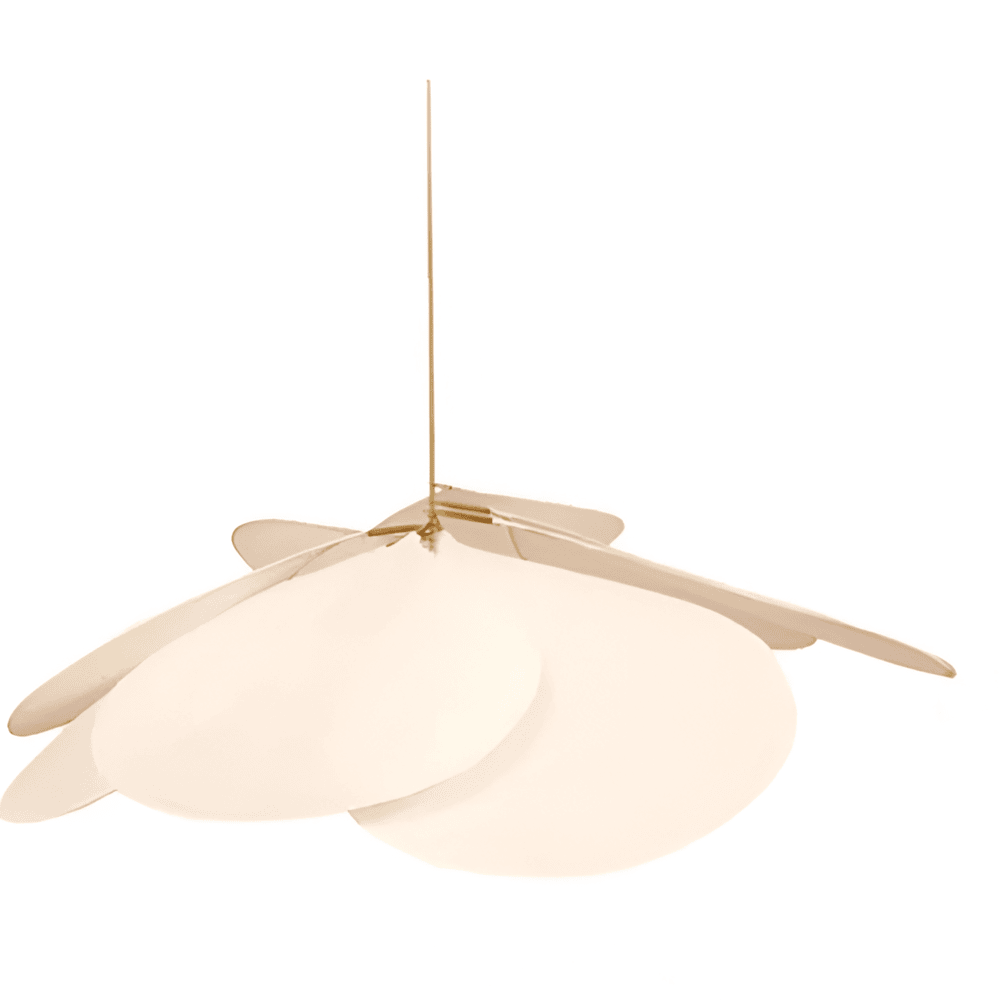 Lumenleaf – Vintage Hanglamp Van Stof Met Bloemdesign Voor Woonkamer