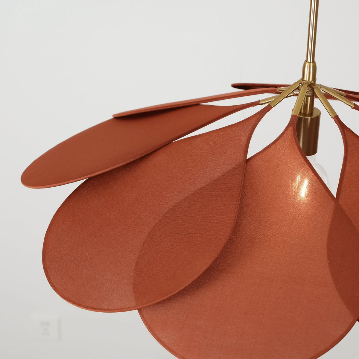 Lumenleaf – Vintage Hanglamp Van Stof Met Bloemdesign Voor Woonkamer