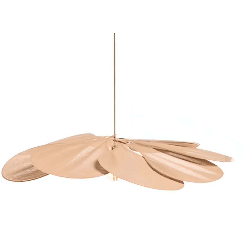 Lumenleaf – Vintage Hanglamp Van Stof Met Bloemdesign Voor Woonkamer