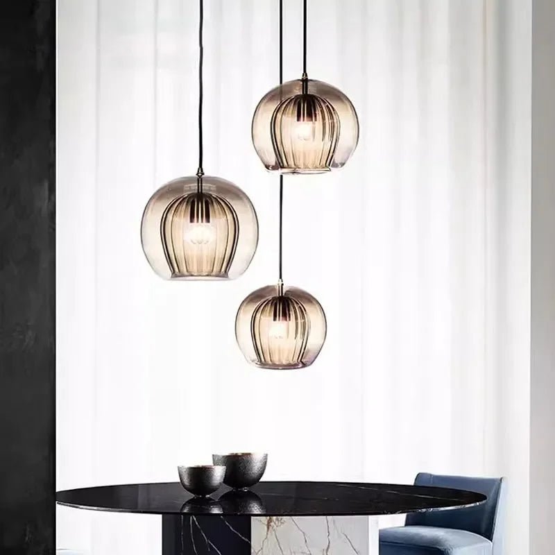 Moonira - Chic Glazen Pendelarmatuur Met Tijdloos Ontwerp