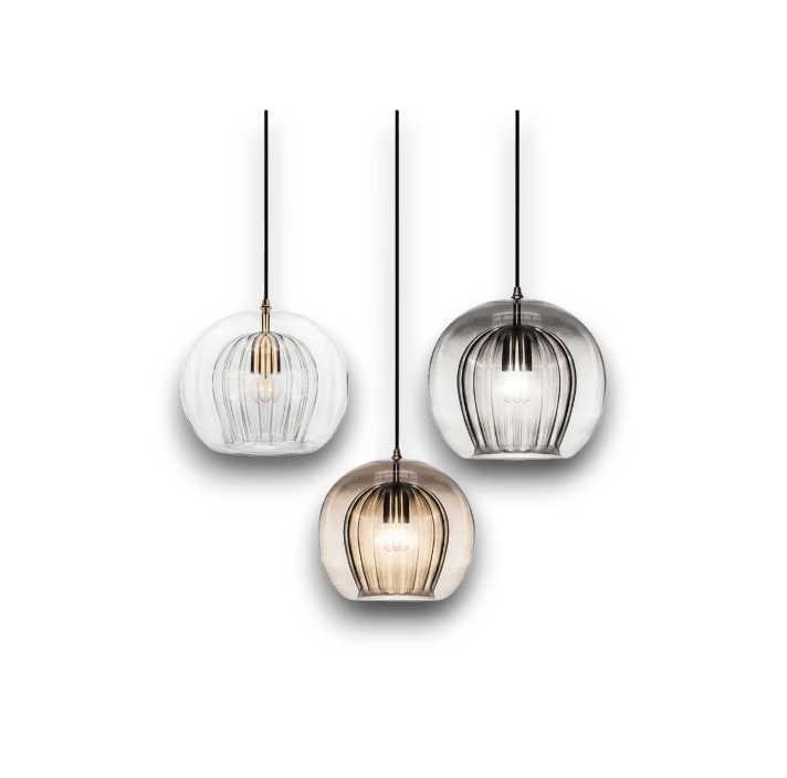 Moonira - Chic Glazen Pendelarmatuur Met Tijdloos Ontwerp