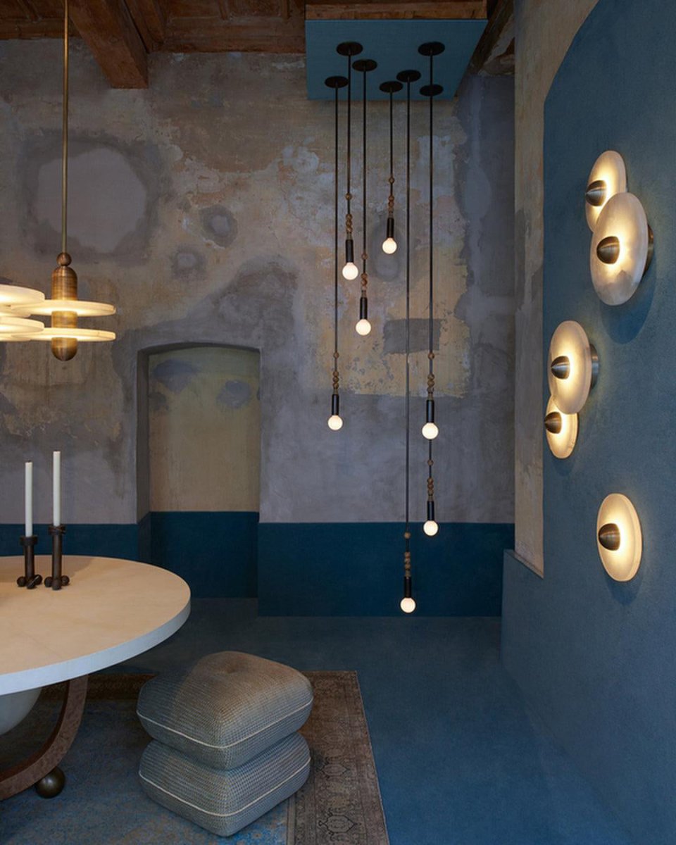 Moonlux - Minimalistische Ronde Albasten Wandlamp Voor Sfeervolle Gloed